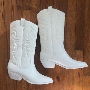 White Cowboy Boots
